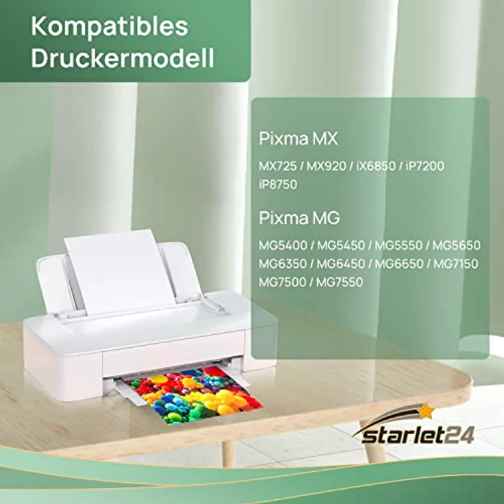 D&C 10er-Set D&C Tintenpatronen ersetzt Canon 550/551 (BK/PB/C/M/Y) – Bild 3