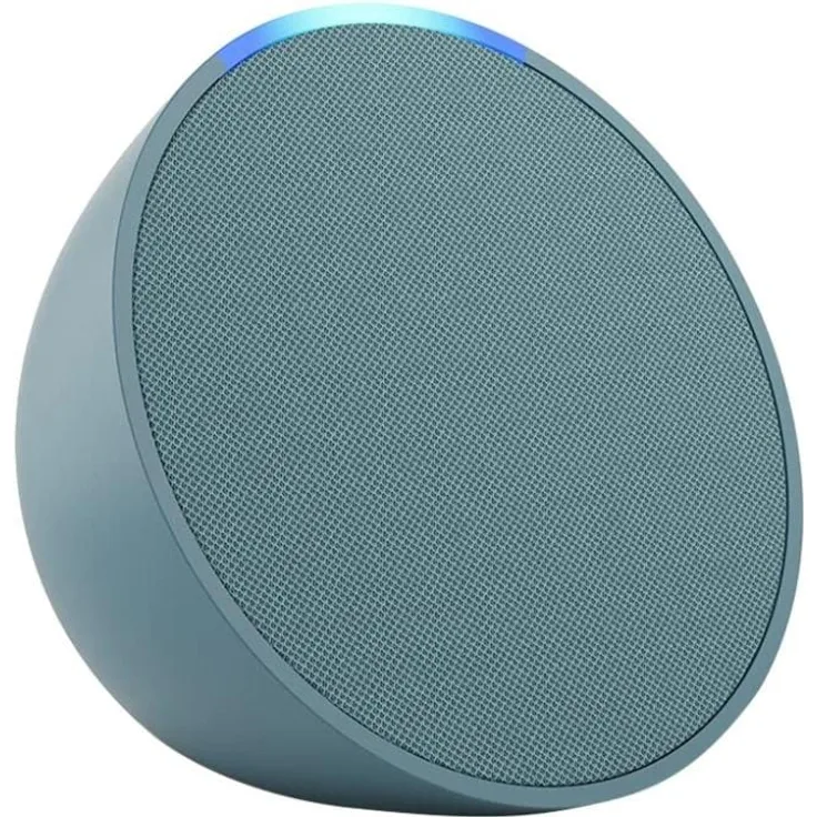 Amazon Echo Pop (1st gen) blaugrau (B09ZXG6WHN) (Amazon Alexa), Smart Speaker, Grün