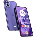 Motorola edge30 neo Smartphone (6,3"-FHD+-Display, 64-MP-Kamera, 8/128 GB, 4020 mAh, Android 12), Very Peri, inkl. Schutzcover + KFZ-Adapter 