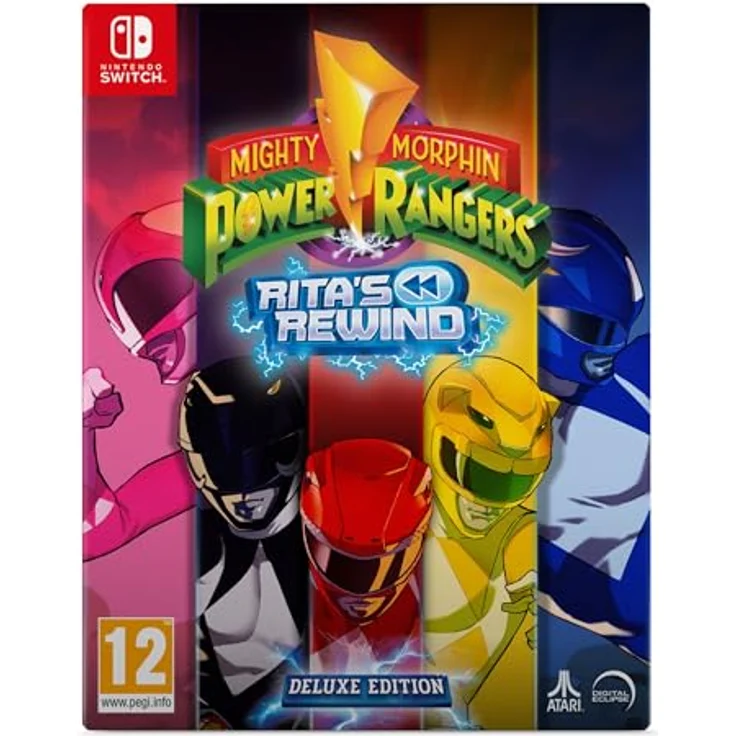 Atari Mighty Morphin Power Rangers: Ritas Rewind - Deluxe Edition, Nintendo Switch mit Steelbook, Poster und Sammelkarten – Bild 1