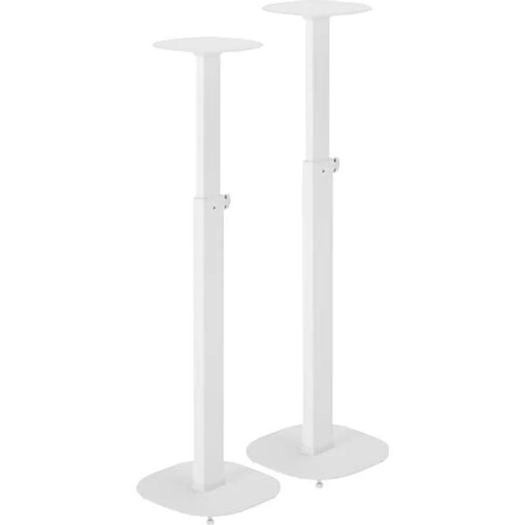 my wall höhenverstellbare Lautsprecherständer 2er-Set – HS23WL, universelle Ständer für JBL, SONOS, Bose oder Teufel, entkoppelt für optimalen Klang, schwarz – Bild 1