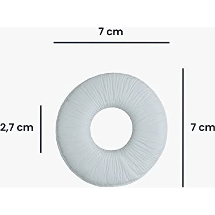 kwmobile 2x Ohr Polster für Sony MDR-ZX110 / MDR-ZX310 Ohrpolster - Kunstleder Polster für Over Ear Headphones – Bild 4