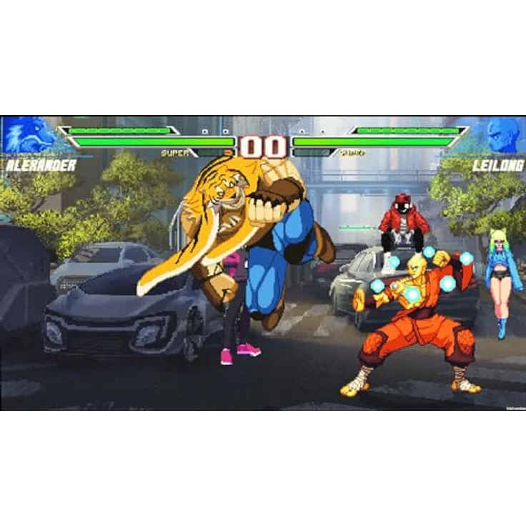 Numskull Games Blazing Strike - PS5, Klassisches 2D-Kampfspiel mit 14 einzigartigen Charakteren und GGPO für lagfreie Online-Kämpfe - Schwarz – Bild 3