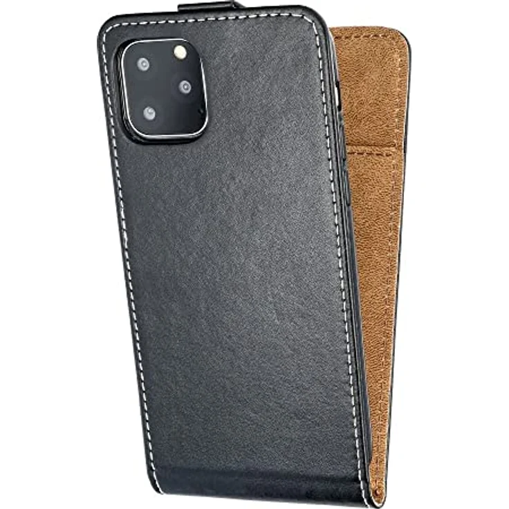 COFI 1453 Flip Case für Samsung Galaxy S24 FE - vertikal aufklappbare Handy Tasche, schwarz – Bild 2