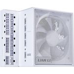 Lian Li Edge EG1000 PC Netzteil, 1000 Watt, PCIe 5.1, ATX 3.0 PSU | ATX 3.1, 80 PLUS Platinum, modular, mit Sleeved Cable Kit, 12VHPWR für NVIDIA RTX, leiser Lüfter, integrierter USB Hub - Weiß