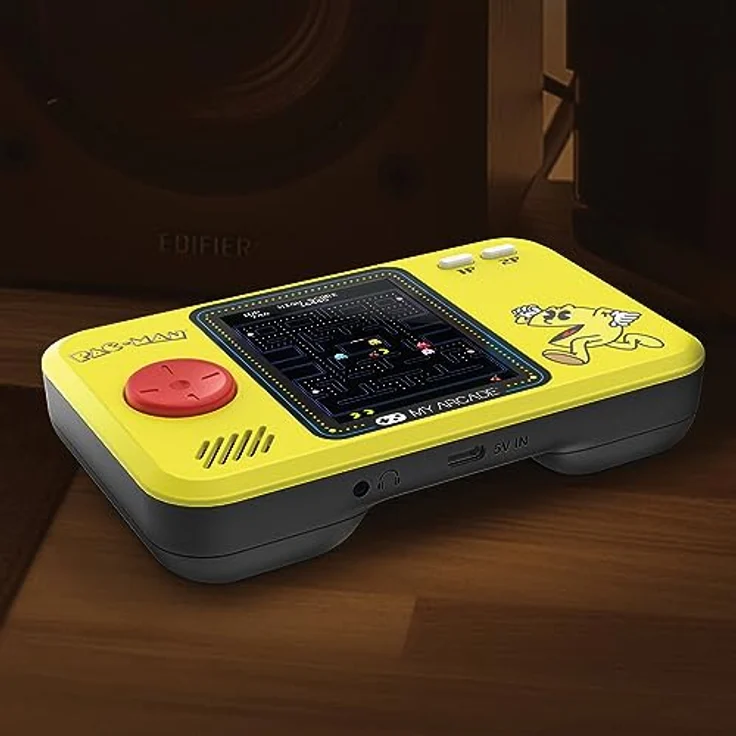 ATARI PAC-MAN Pocket Player Pro, tragbare Konsole mit klassischem PAC-MAN Spielspaß – Bild 5