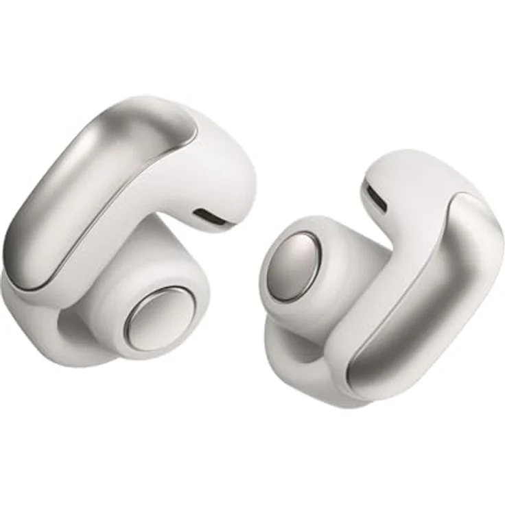 Bose Ultra Open Ear Earbuds mit OpenAudio-Technologie, Open Ear kabellose Earbuds, bis zu 48 Stunden Akkulaufzeit, Weiß – Bild 1