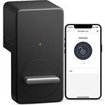 SwitchBot Smart Lock, Bluetooth elektronisches Türschloss, intelligentes Türschloss für das Öffnen der Türen ohne Austausch zu müssen, kompatibel mit WiFi Bridge (separat erhältlich), Schwarz