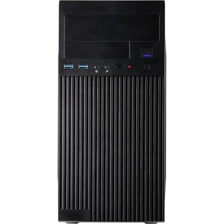 Inter-Tech Micro Tower IT-6521 Straight, PC-Gehäuse für Mainboards bis mATX, schwarz - Preisvergleich – Bild 2