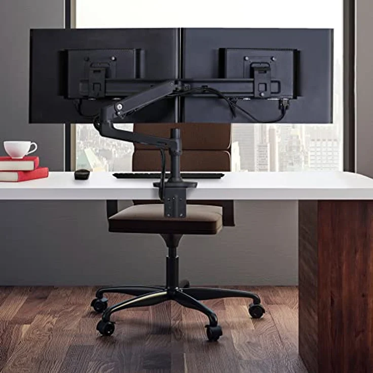 LX Desk Dual Direct Arm, Matte Black – Bild 5