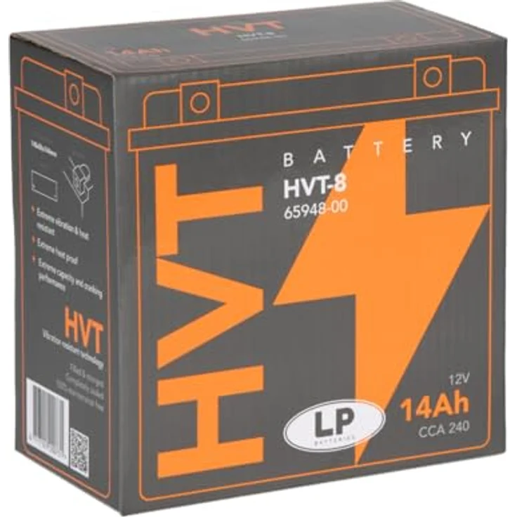 Landport Batterie Nano-Gel HVT-8, 12V 14Ah für Motorrad, wartungsfrei und auslaufsicher – Bild 3