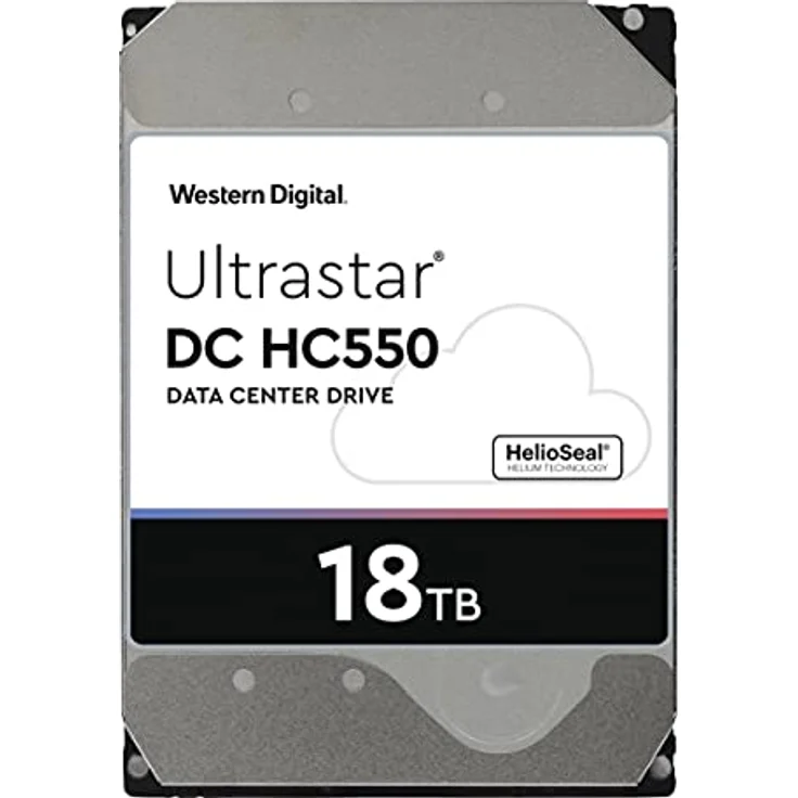 WD Ultrastar DC HC550 WUH721818ALE6L4 - Festplatte - 18 TB - intern - 3.5 Zoll (8.9 cm) - SATA 6Gb/s - 7200 rpm - Puffer: 512 MB – Bild 2