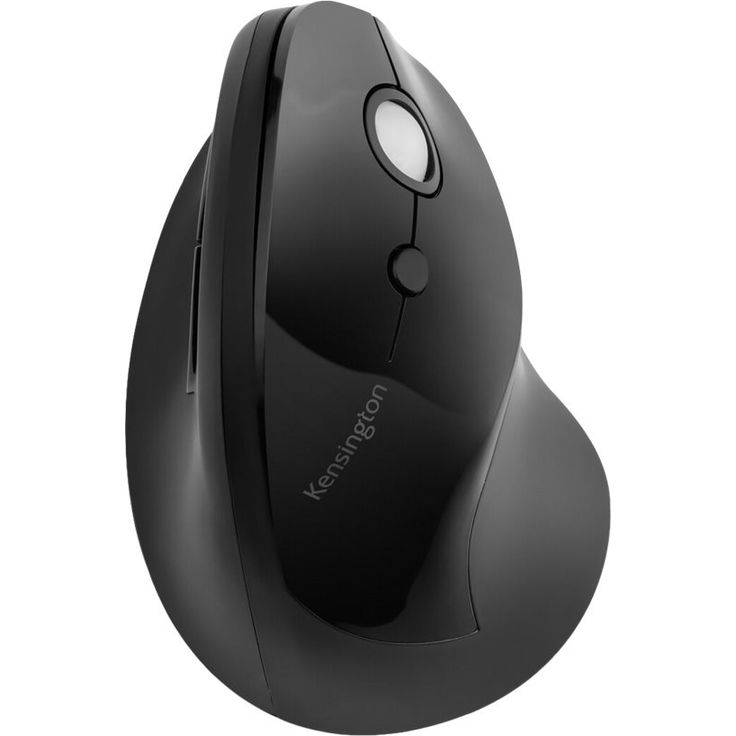 Kensington Kabellose ergonomische Maus Pro Fit Ergo, für Laptop, Desktop, PC und Gaming, mit 2.4G USB oder Bluetooth Verbindung, 3 DPI Einstellungen und 5 Tasten, schwarz, K75404EU – Bild 1