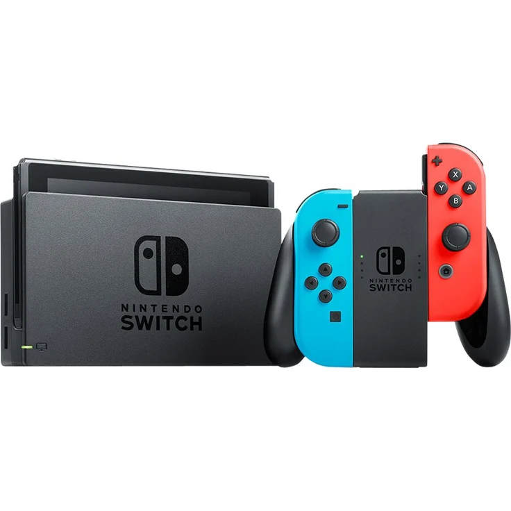 Nintendo Switch V2 Neon-Blau Neon-Rot 32GB (neues Modell 2019) inkl. Mario Kart 8 Deluxe – Bild 8