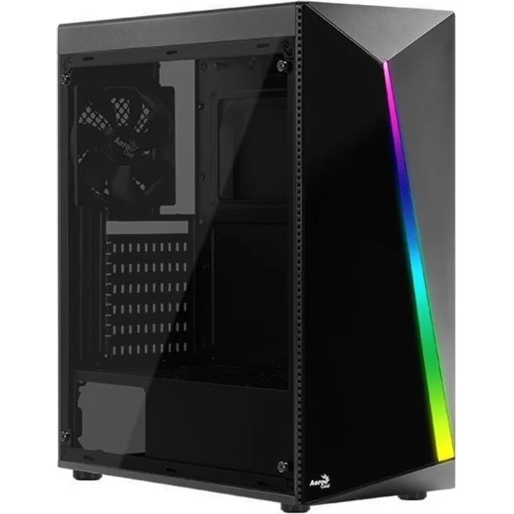 Aerocool SHARD - PC-Gehäuse, ATX, Acrylglasscheibe, RGB 13 Modi, Lüfter 12cm – Bild 7