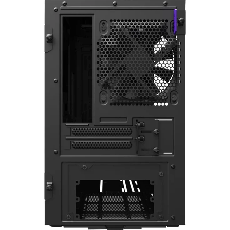 NZXT H210 - Mini-ITX-Gehäuse für Gaming-PCs - Front USB-C Port - Tempered Glass-Seitenfenster - managementsystem - Für Wasserkühlung nutzbar - Schwarz – Bild 9