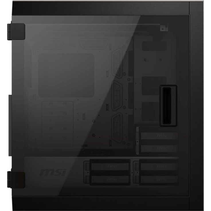 MSI MPG SEKIRA 500G Tower-Gehäuse, schwarz, Tempered Glass – Bild 11