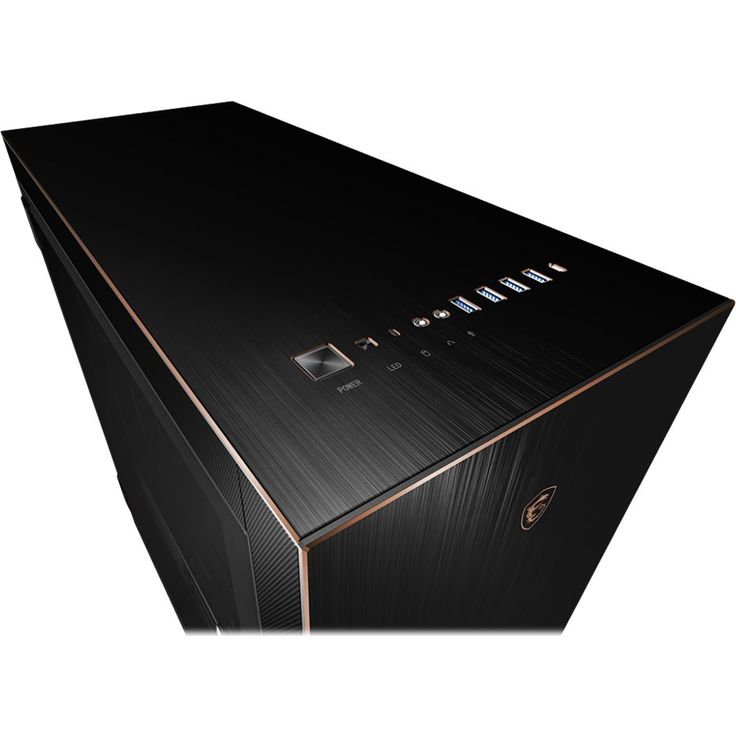 MSI MPG SEKIRA 500G Tower-Gehäuse, schwarz, Tempered Glass – Bild 10