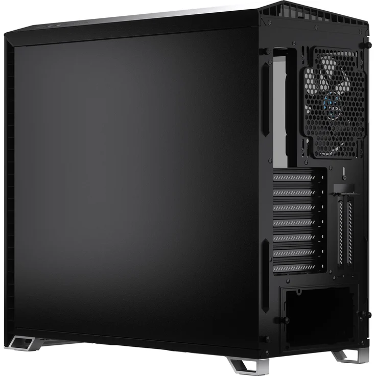 Fractal Design Vector RS Blackout Dark TG RGB ATX- Tower-Gehäuse, Schwarz, dunkel Getöntes Wasserkühlung Bereit Staubfilter - individualisierbare Effekte - USB 3.1 Gen 2 Typ-C Anschluss – Bild 12