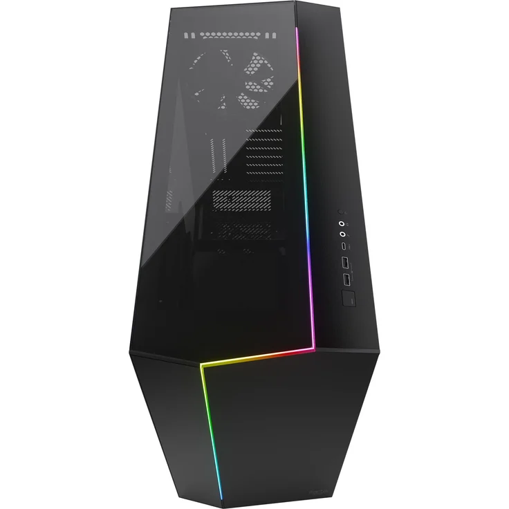 Fractal Design Vector RS Blackout Dark TG RGB ATX- Tower-Gehäuse, Schwarz, dunkel Getöntes Wasserkühlung Bereit Staubfilter - individualisierbare Effekte - USB 3.1 Gen 2 Typ-C Anschluss – Bild 8