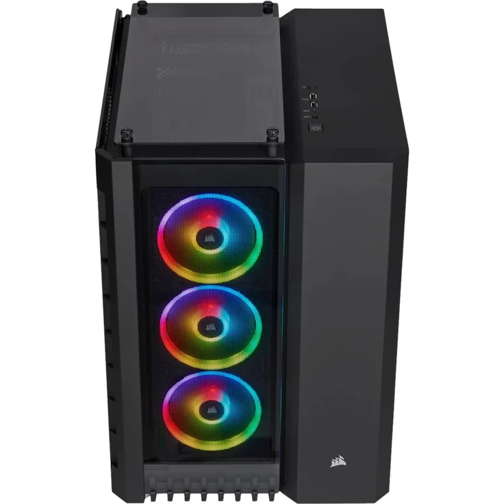 Corsair Crystal Series 680X RGB Hohem Luftdurchsatz Gehärtetem Glas ATX Smart Gaming Gehäuse, RGB LED, Schwarz – Bild 15