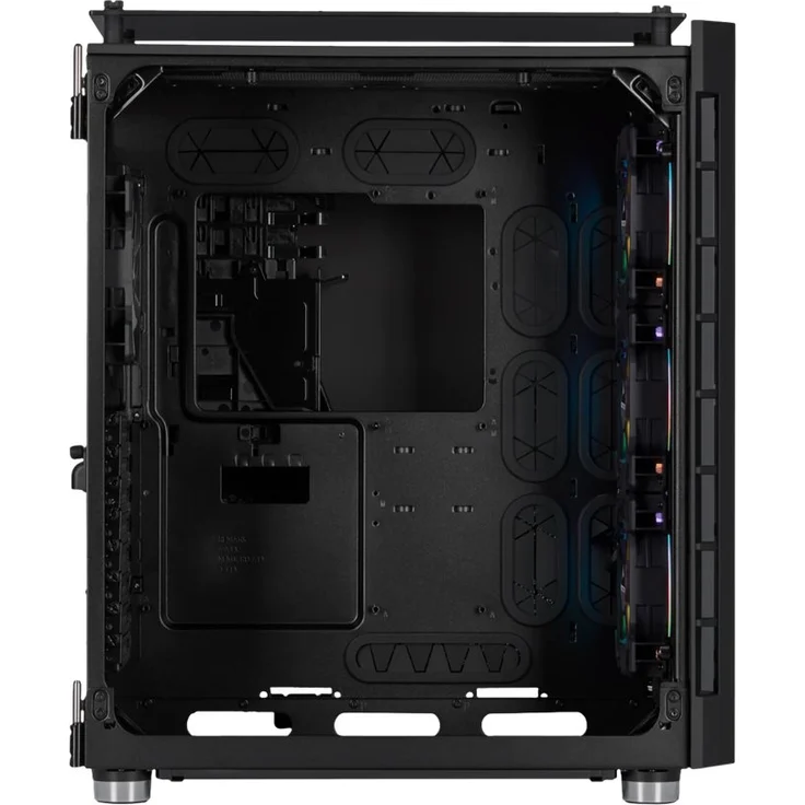 Corsair Crystal Series 680X RGB Hohem Luftdurchsatz Gehärtetem Glas ATX Smart Gaming Gehäuse, RGB LED, Schwarz – Bild 7
