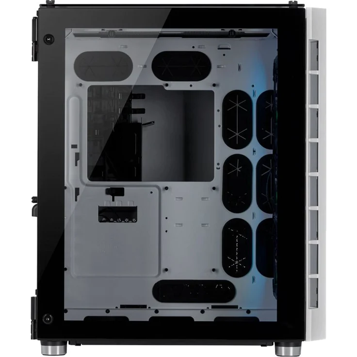 Corsair Crystal Series 680X RGB Hohem Luftdurchsatz Gehärtetem Glas ATX Smart Gaming Gehäuse, RGB LED, Weiß – Bild 9
