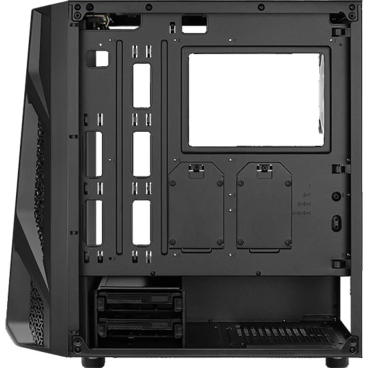 Aerocool AirHawk Duo, PC EATX-Box, 3 Lüfter, Steuerungsnabe, Hartglasscheibe, – Bild 9