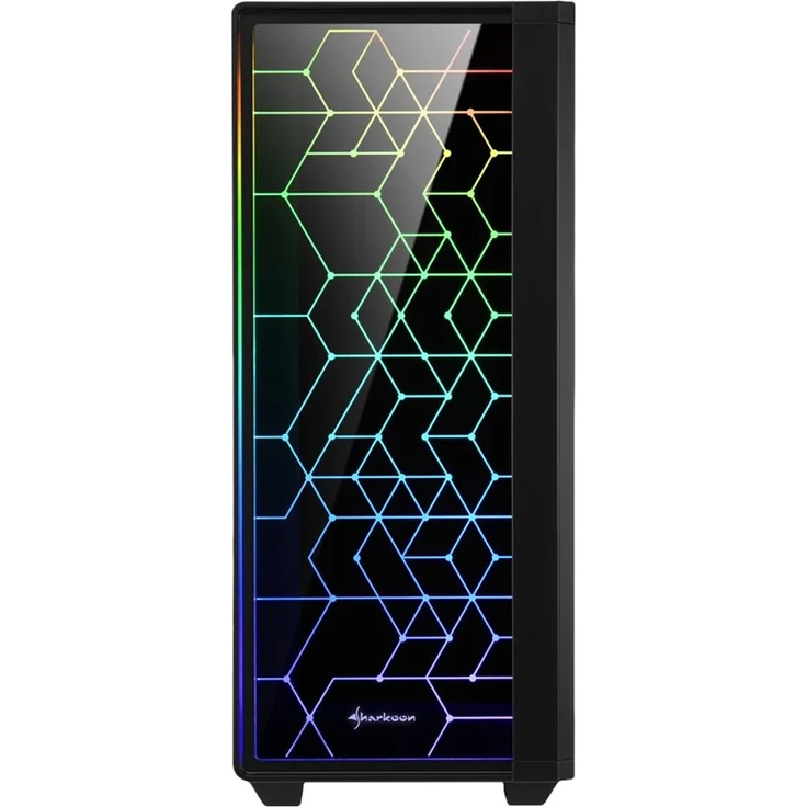 Sharkoon RGB LIT 100, PC Gehäuse – Bild 5