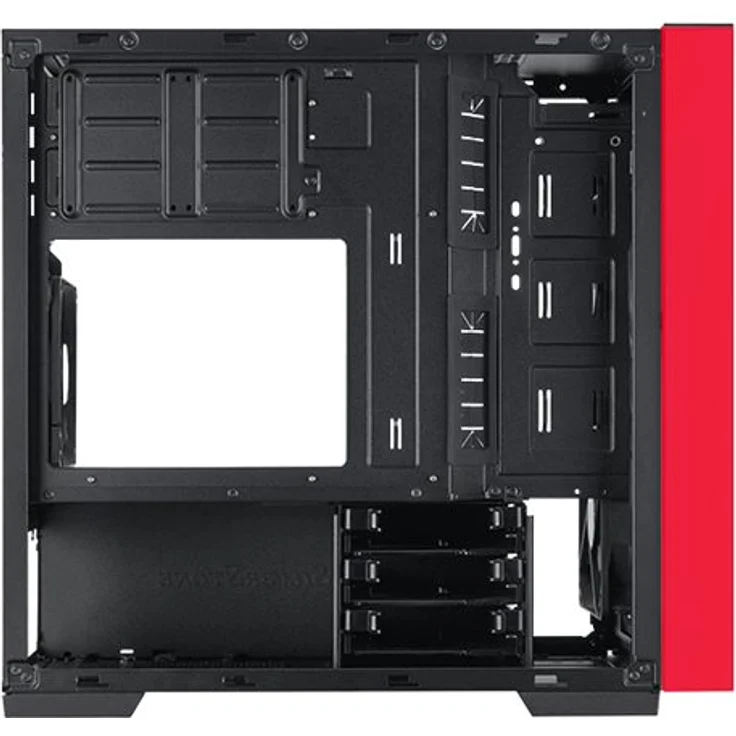 SilverStone SST-RL08BR-RGB - Red Line Mini Tower Micro-ATX Gaming Computer Gehäuse, Seitenteil aus gehärtetem Glas, schwarz – Bild 7