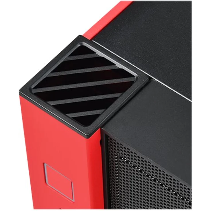 SilverStone SST-RL08BR-RGB - Red Line Mini Tower Micro-ATX Gaming Computer Gehäuse, Seitenteil aus gehärtetem Glas, schwarz – Bild 8