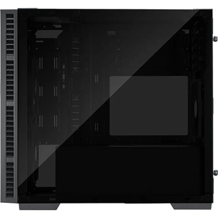 SilverStone SST-RL08BR-RGB - Red Line Mini Tower Micro-ATX Gaming Computer Gehäuse, Seitenteil aus gehärtetem Glas, schwarz – Bild 12