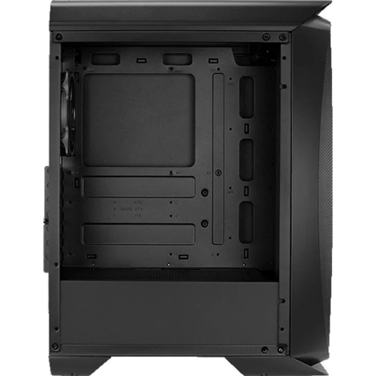 Aerocool AEROONEMINIECLIP, PC Micro ATX-Gehäuse, 4 Lüfter, 2 Panels, Schwarz – Bild 6