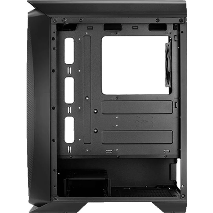 Aerocool AEROONEMINIECLIP, PC Micro ATX-Gehäuse, 4 Lüfter, 2 Panels, Schwarz – Bild 7