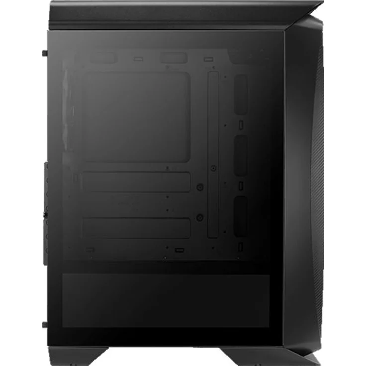 Aerocool AEROONEMINIECLIP, PC Micro ATX-Gehäuse, 4 Lüfter, 2 Panels, Schwarz – Bild 8