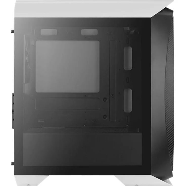 Aerocool AEROONEMINI, PC Micro ATX-Gehäuse, Front- und Seitenverkleidung, weiß – Bild 2
