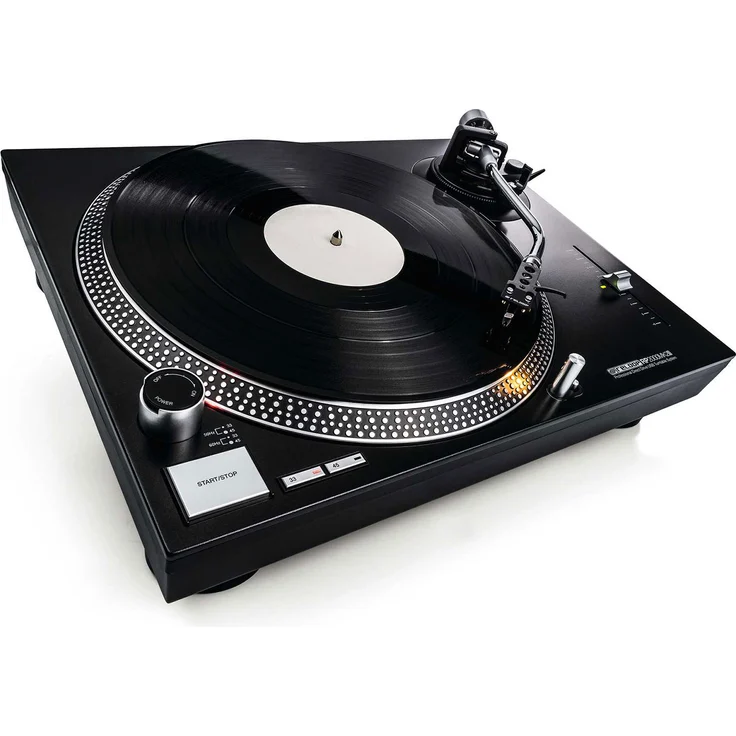 Reloop RP-2000 USB MK2 - quarzgesteuerter DJ-Plattenspieler mit Direktantrieb, 33 1-3 und 45 RPM, USB-Audio-Ausgang, präzisierter Pitch (+--8 %), schwarz – Bild 2