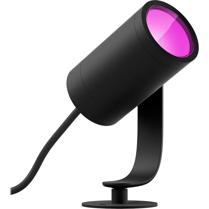 Philips Hue White and Color Ambiance LED Gartenstrahler Lily 1er Erweiterung, dimmbar, bis zu 16 Millionen Farben, steuerbar via App, kompatibel mit Amazon Alexa (Echo, Echo Dot) – Bild 3