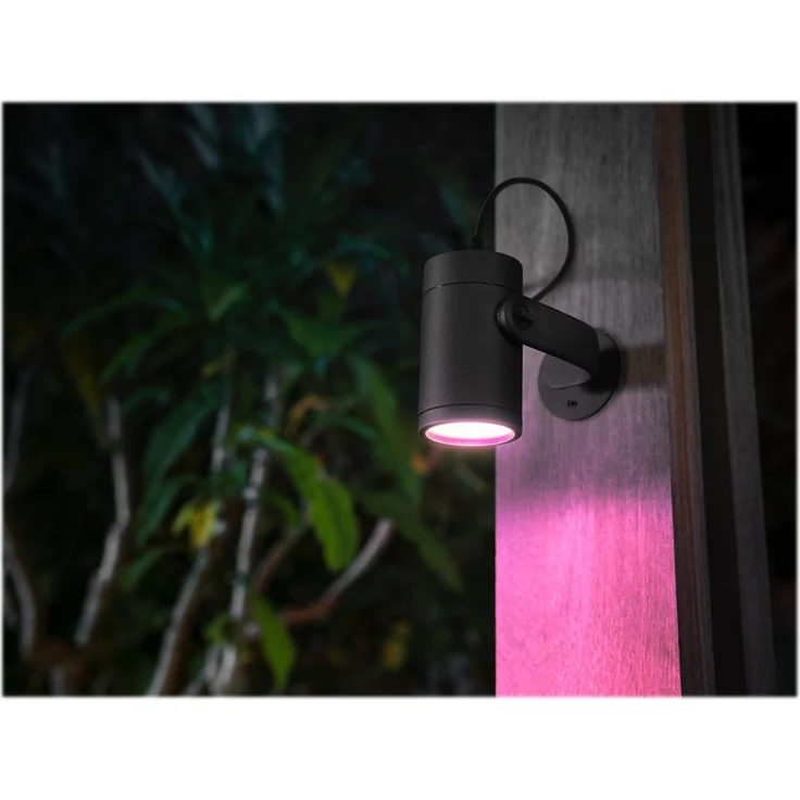Philips Hue White and Color Ambiance LED Gartenstrahler Lily 1er Erweiterung, dimmbar, bis zu 16 Millionen Farben, steuerbar via App, kompatibel mit Amazon Alexa (Echo, Echo Dot) – Bild 5