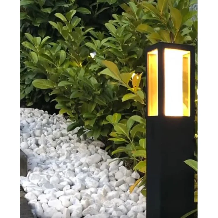 Philips Hue White and Color Ambiance LED Sockelleuchte Impress, für den Außenbereich, dimmbar, bis zu 16 Millionen Farben, steuerbar via App, kompatibel mit Amazon Alexa (Echo, Echo Dot) – Bild 3