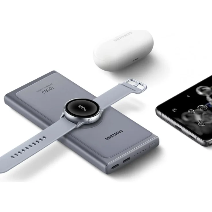 Samsung EB-U3300 Induktive Powerbank (Type-C), geeignet für Smartphones/Tablets/Kameras/MP3-Player, 10000 mAh, grau – Bild 7