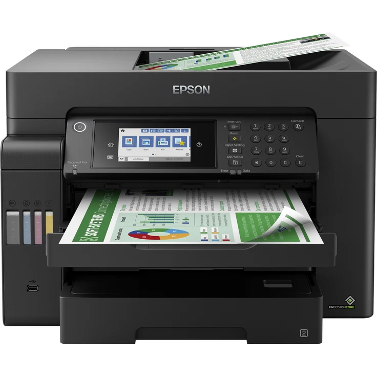 Epson EcoTank ET-16600 4-in-1 Tintenstrahl-Multifunktionsgerät (Drucker, Scanner, Kopierer, Fax) Auflösung: 4800 x 2400, USB, LAN, WLAN, Mopria, AirPrint, Cloud Print (C11CH72401) – Bild 9