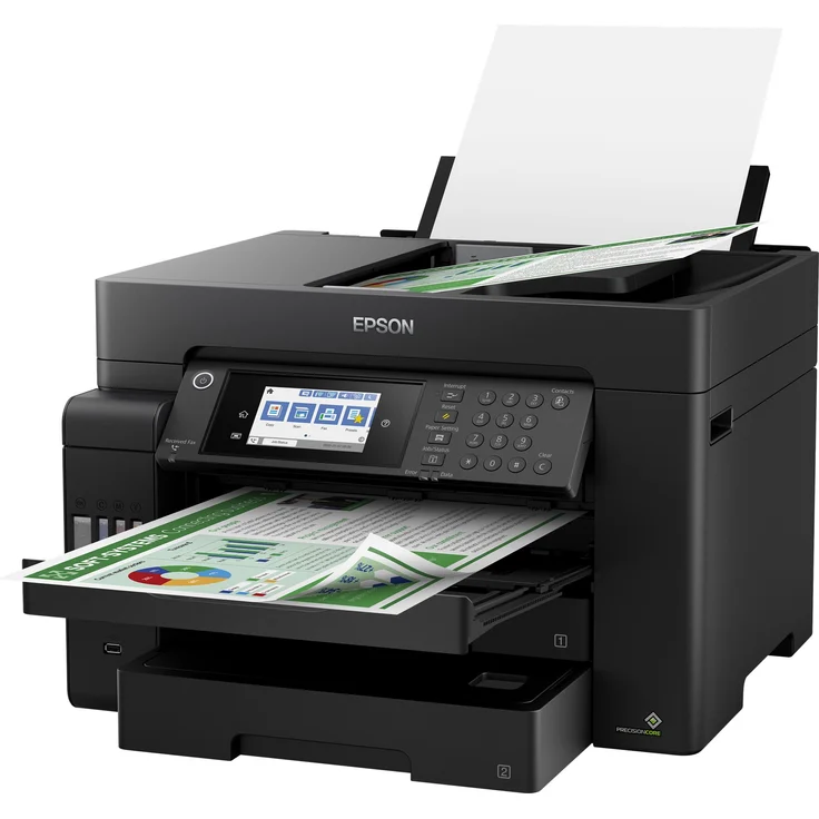 Epson EcoTank ET-16600 4-in-1 Tintenstrahl-Multifunktionsgerät (Drucker, Scanner, Kopierer, Fax) Auflösung: 4800 x 2400, USB, LAN, WLAN, Mopria, AirPrint, Cloud Print (C11CH72401) – Bild 8