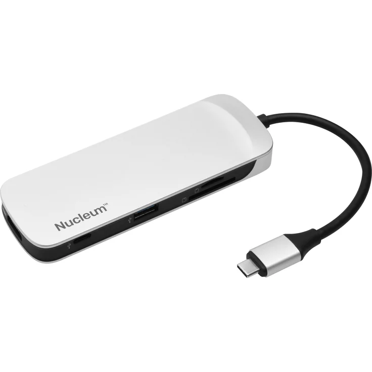 Kingston Nucleum C-HUBC1-SR-EN USB C Hub Type-C Adapter (mit USB 3.0 Schnittstellen, Type-C (Power delivery) zum Laden von anderen Type-C Geräten, USB zur Datenübertragung) – Bild 2