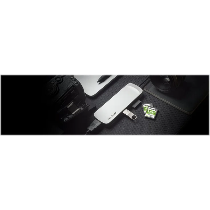 Kingston Nucleum C-HUBC1-SR-EN USB C Hub Type-C Adapter (mit USB 3.0 Schnittstellen, Type-C (Power delivery) zum Laden von anderen Type-C Geräten, USB zur Datenübertragung) – Bild 12