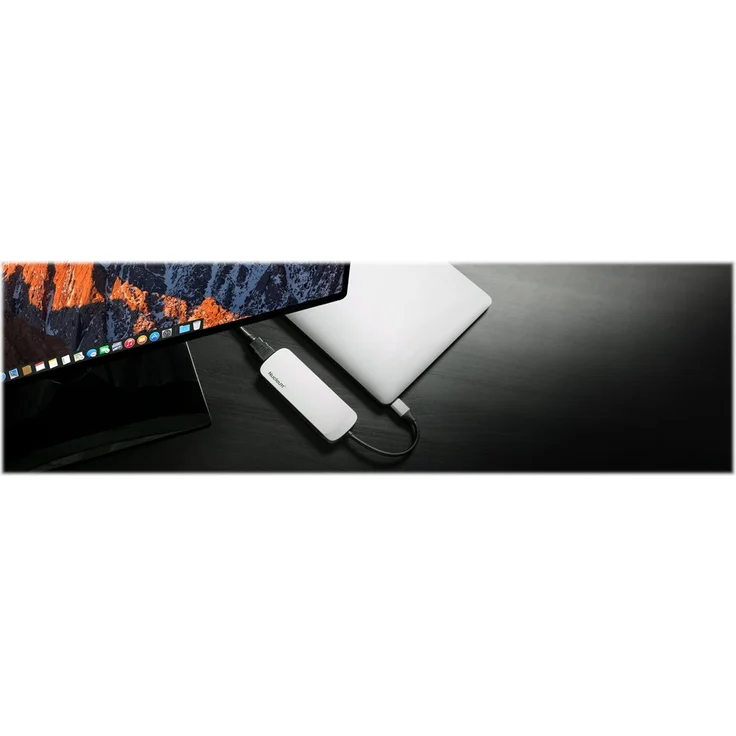 Kingston Nucleum C-HUBC1-SR-EN USB C Hub Type-C Adapter (mit USB 3.0 Schnittstellen, Type-C (Power delivery) zum Laden von anderen Type-C Geräten, USB zur Datenübertragung) – Bild 5