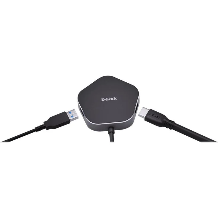 D-Link DUB-M420 USB Typ C Hub 4 in 1 USB C Adapter mit HDMI 4K und 1080p, 2 USB 3.0-USB2.0, 1 Port USB C für Ladegerät bis zu 60 W und Daten, ohne Installation, kompatibel mit Windows und Mac – Bild 2