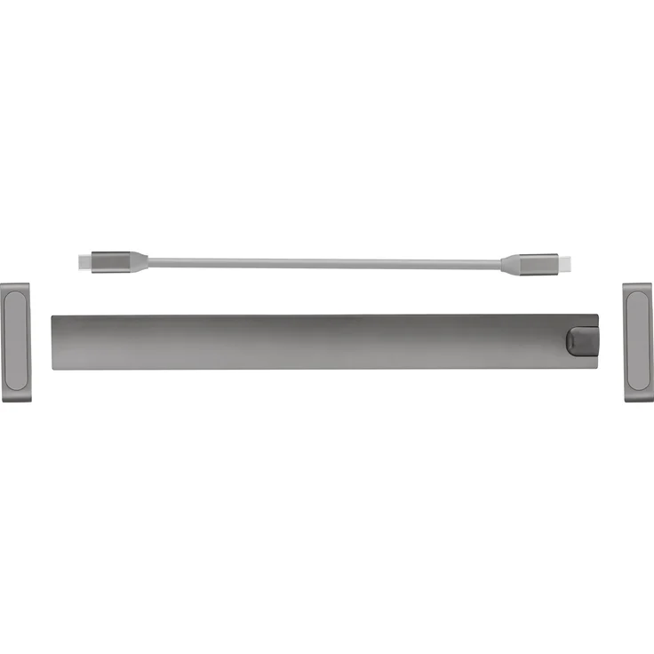 Trust Dalyx USB C Hub Multiport Adapter (10 in 1) mit Bildschirmständer, Aluminium Dongle (mit HDMI 4K-Ausgang, SB-Micro SD, 4 USB 3.2, 2 USB C Anschlüsse, Ethernet, für Typ-C-Geräte) - graun – Bild 11