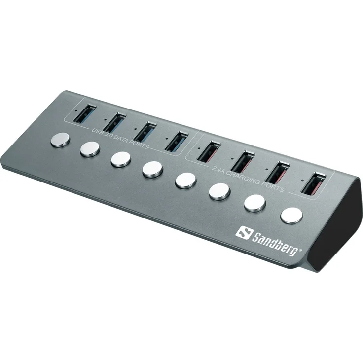 Sandberg USB 3.0 Hub 4xData + 4xCharge, 133-94 – Bild 2