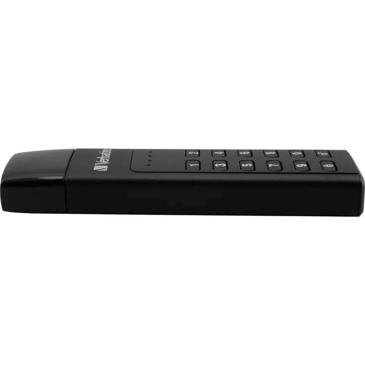 Verbatim Keypad Secure USB-3.0-Stick - 32 GB - Datenspeicher mit Passwortschutz, inkl. USB-A zu USB-A-Verlängerungskabel, schwarz – Bild 5